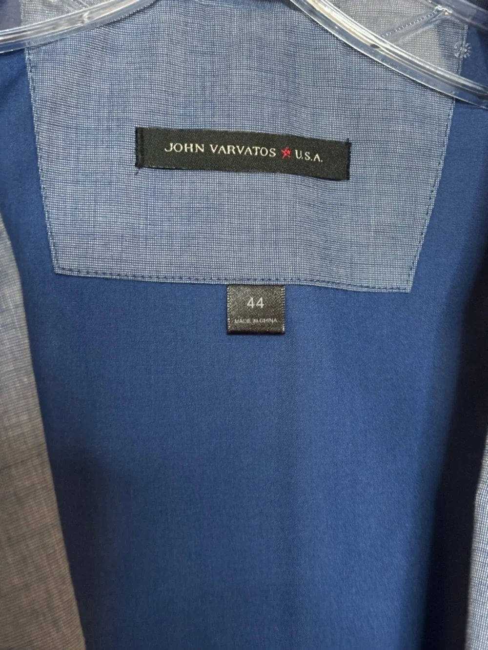 EUC John Varvatos Blue Men's lightweight unlined Sport Coat size 44